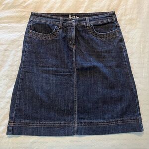 BODEN- Denim Skirt with pockets